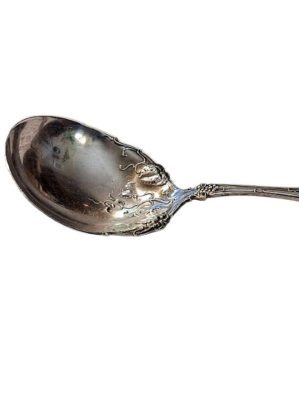 1847 Rogers Brothers 3X Silver-plated Grapevine Pattern Berry Spoon
